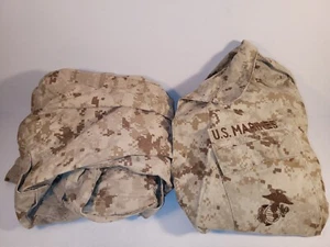 Set Marine Corps MARPAT Digital Desert Camo Hose & Hemd Small Short USMC - Bild 1 von 4
