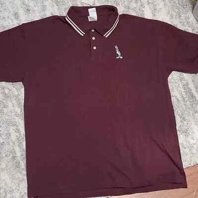 Camisa Polo Warner Brothers Vintage Bugs Cuello Granate BF Foto 1 de 4