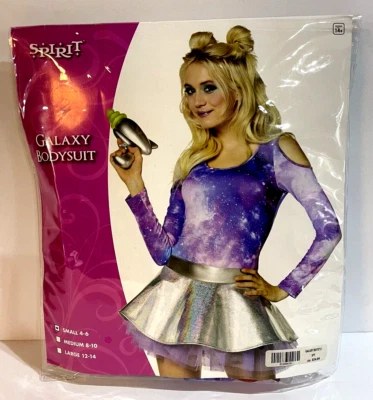 Spirit Halloween Galaxy Bodysuit Womens Halloween Costume Size S (4-6) - Image 1 of 4