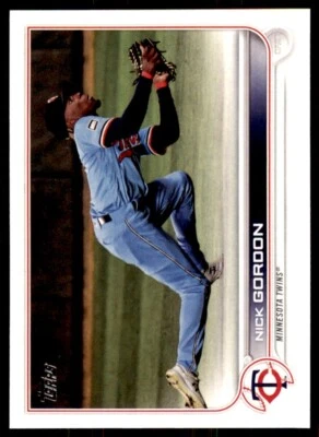 2022 TOPPS*. NICK GORDON MINNESOTA TWINS #598 - Image 1 of 2