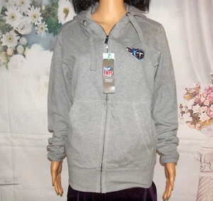 Tennessee Titans NFL Antigua Grey Full Zip Hoodie Jacket Size S Unisex NWT - Picture 1 of 6