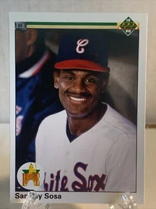 1990 Upper Deck #17 Sammy Sosa Rookie Card RC Chicago White Sox - Picture 1 of 2