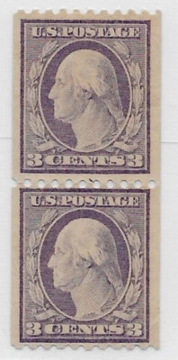 US SCOTT 489, MINT PAIR, VF, OG, NH - Image 1 of 2