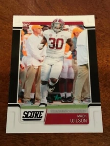 MACK WILSON 2019 SCORE RC RETAIL BLACK PARALLEL SP ALABAMA BROWNS #371 - Picture 1 of 1