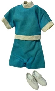 VTG 1960s Ideal Tammy Fashion Doll BS-12 Blue Romper White Shoes Original Outfit - Picture 1 of 8