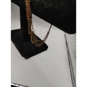 Anklet/bracelet 9in Chain Loops Brass. mixed #1 - Picture 1 of 8