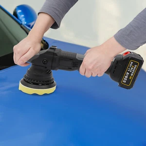 Pulidora Excéntrica Batería Pulidora 3 Velocidades 21V Pulidora Coche - Imagen 1 de 19