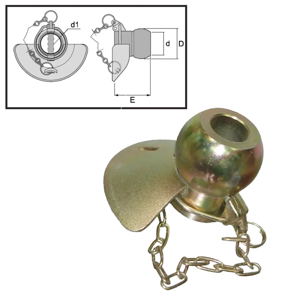 Fangprofil Kat.2 Kugelfangschale Fangkugel F. Unterlenker Kugelfangprofil