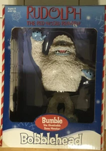 2002 BDA RUDOLPH THE RED NOSED REINDEER BUMBLE ABOMINABLE SNOW MAN BOBBLEHEAD - Picture 1 of 7