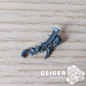 Warhammer 40k Drukhari Ynnari Dorsal Blade Back Vane w/ Trophies Bits (B) GW - Picture 1 of 2
