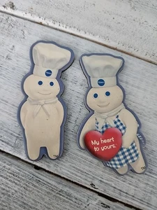 2 Rezepthalter Pillsbury Dough Boy Magnete - Bild 1 von 6
