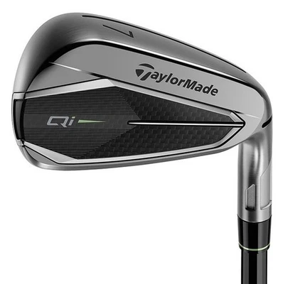 New TaylorMade Golf LH Qi Gunmetal Irons Regular Flex 5-PW/AW Left Handed - Image 1 of 3