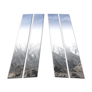 4p Stainless Pillar Post Covers fits 2014-2017 Chevy SS by Brighter Design - Picture 1 of 4