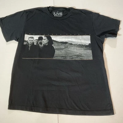 Camiseta de concierto de gira U2 The Joshua Tree 2017 unisex adulto mediana negra estadio NRG Foto 1 de 4