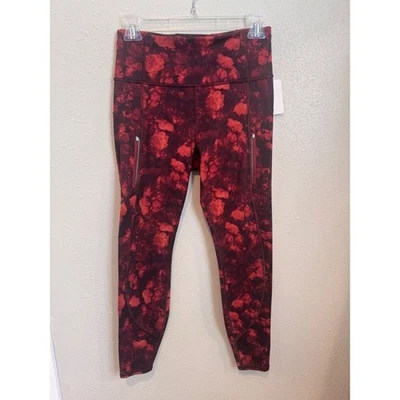 Леггинсы женские Athleta Rainier с принтом небольшие с высокой талией спортивные леггинсы - Изображение 1 из 4