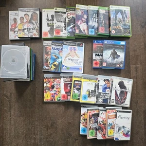 36 Ersatzhüllen Playstation 2 3 4 PSP XBOX GameCube Konvolut Sammlung Leerhüllen - Bild 1 von 5