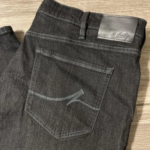 34 Heritage Charisma Classic Comfort Rise Black Pants With Stretch, Size 42x30 - Picture 1 of 12