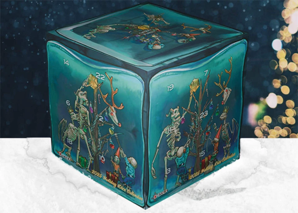Chessex - 2025 Chessex Holiday Calendar (One cube) - Image 1 of 1