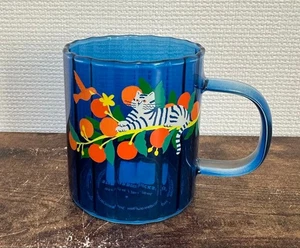 Starbucks Hitzebeständiger Glas Becher Tiger Design 400ml Robust Tee Kaffee Tasse - Bild 1 von 1