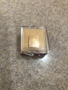 Continental Airlines emblema de oro 10K con pasador de servicio de diamante O C bronceador - Imagen 1 de 3