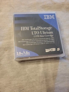 IBM LTO-5 ULTRIUM BACKUP TAPE (46X1290) FACTORY SEALED - NEW - Afbeelding 1 van 2