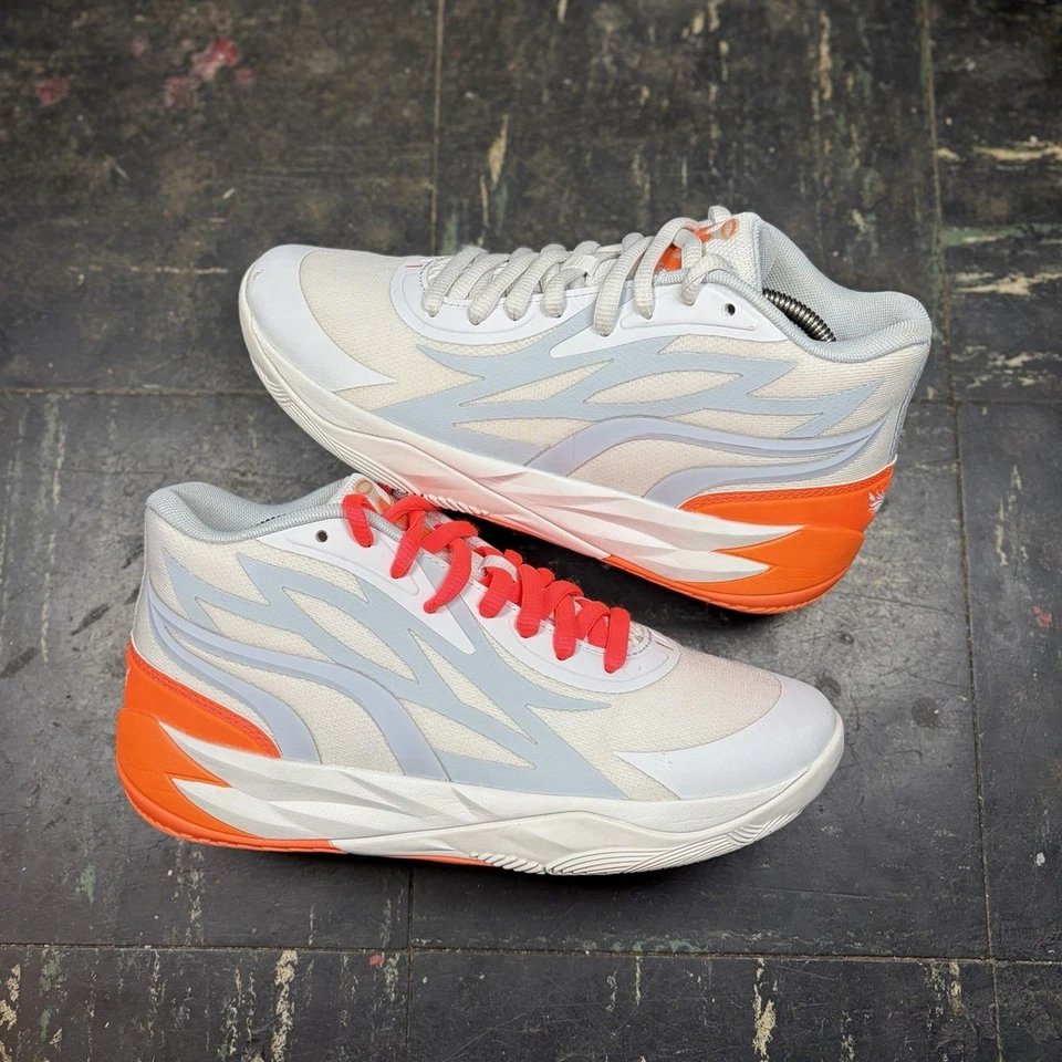 Puma MB.02 LaMelo Ball "Gorange" Basketball Shoes Size 6Y Youth Sneakers - Image 1 of 4
