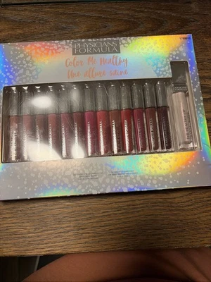 New in Box PHYSICIANS FORMULA Color Me Healthy 14 Piece Lip Collection Set  - Image 1 of 2
