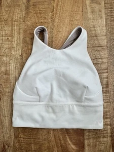 Sujetador deportivo blanco para mujer Lululemon talla 2 *algunas manchas* - Imagen 1 de 7