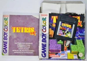 Tetris DX Game Boy Color 1998 Boxed | PAL | TESTED | NINTENDO | PUZZLE CLASSIC - Picture 1 of 8