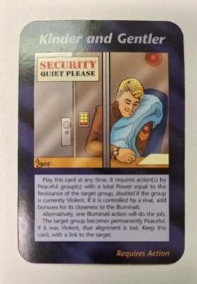 Kinder and Gentler Card Unlimited INWO Illuminati New World Order Game - Image 1 of 2