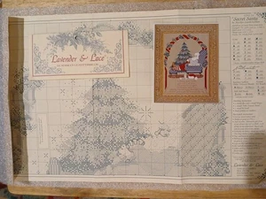 Lavender & Lace L&L54 Secret Santa Cross Stitch Pattern Christmas - Picture 1 of 4
