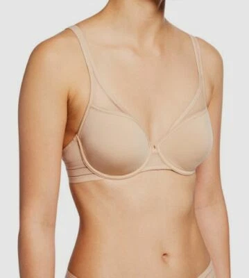 $99 Sujetador Maison Lejaby Mujer Beige Ajustable Acolchado Demi Espaciador Talla 34D Foto 1 de 2
