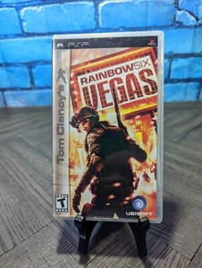 Tom Clancy's Rainbow Six: Vegas (Sony PlayStation PSP, 2007) Game and Case - Picture 1 of 3