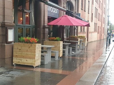 Raised bed,decking planters ,can be built to your sizes or wheels added,mobility - Image 1 of 4