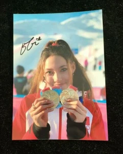 Gu Ailing Eileen Feng Gu Autografiado Firmado Foto Autógrafos Coleccionables B - Imagen 1 de 24