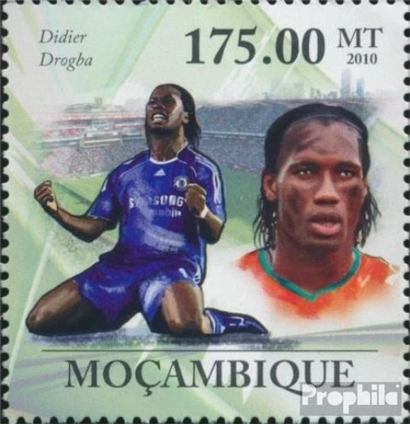 Briefmarken Mosambik 2010 Mi 3689 (kompl. Ausgabe) postfrisch Fußballspieler (Di - Bild 1 von 1