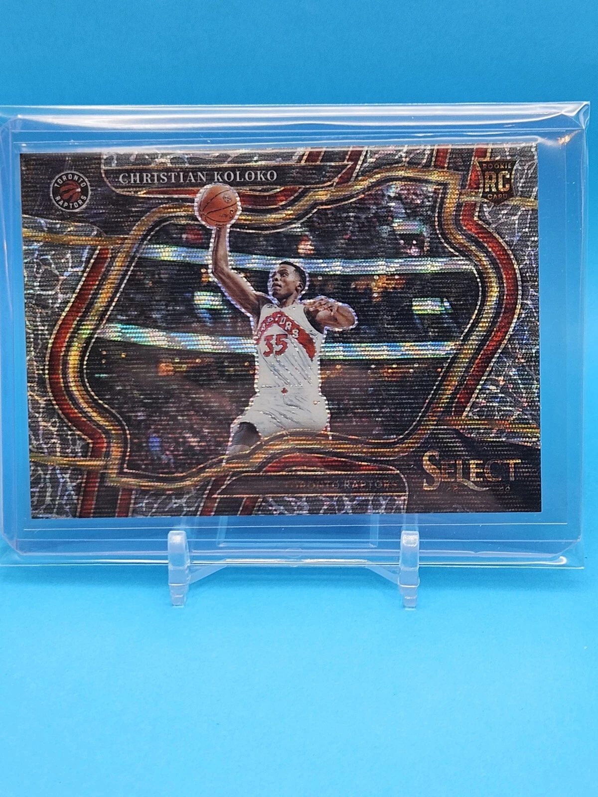 2022-23 Select Christian Koloko Elephant Skin Courtside RC SSP CASE HIT!