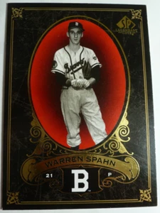 2007 SP Legendary Cuts Warren Spahn #6 Milwaukee Braves NM/MT - Picture 1 of 2
