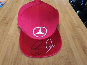 Lewis Hamilton Autographed Mercedes Formula 1 Cap With COA.