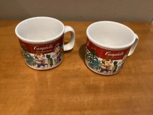 2x1993 Vintage Cambell's Soup Cups Mugs/Bowls by Westwood Great Condition - Picture 1 of 4