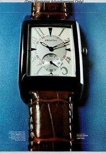Port Royale V Watch With Louisiana Crocodile Strap Promo 1999 Full Page Print Ad - Picture 1 of 4