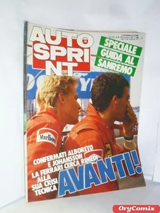 AUTO SPRINT - N. 39 - 24-30 SETTEMBRE 1985 - CONFERMATI ALBORETO E JOHANSSON - Imagen 1 de 2