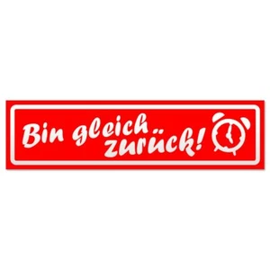 Torno subito indietro targhetta magnetica invertita insegna magnetica - Foto 1 di 25