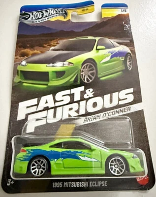 Hot Wheels 2024 Fast & Furious Brian O'Conner Series 1995 Mitsubishi Eclipse - Image 1 of 4