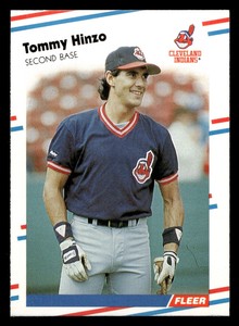 1988 Fleer Tommy Hinzo #611 Cleveland Indians