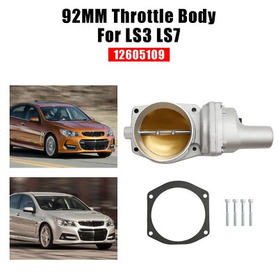 92mm Throttle Body 12605109 For LS3 LS7 L76 L99 Corvette Camaro 2010-2013 US Foto 1 de 4