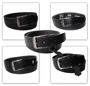 Mens Leather Belts 100% Real Cowhide Genuine Belt for Jeans CLEARANCE DEAL G01 - Picture 1 of 36