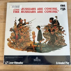The Russians are Coming Video LaserDisc New Sealed Rare Carl Reiner Alan Arkin - Picture 1 of 2