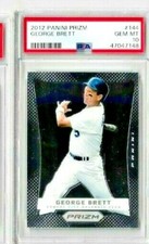 2012 Panini Prizm George Brett PSA 10