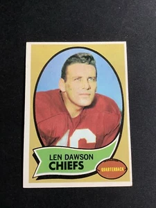 1970 Topps Len Dawson Kansas City Chiefs HOF #1 - Foto 1 di 3